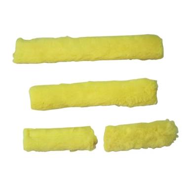 Imagem de Vaveren para cabresto de cavalo, acessórios para arreios, acolchoadas e respiráveis, fáceis de instalar, acessórios de treinamento para focinheira de, Amarelo