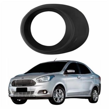 Imagem de Grade Parachoque Ford Ka 2014 Até 2017 Com Furo Lado Esquerdo Motorista