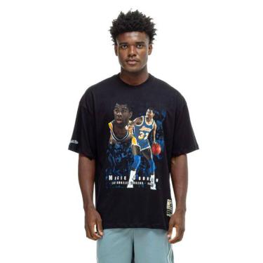 Imagem de Camiseta Mitchell & Ness Masculina Los Angeles Lakers Cards