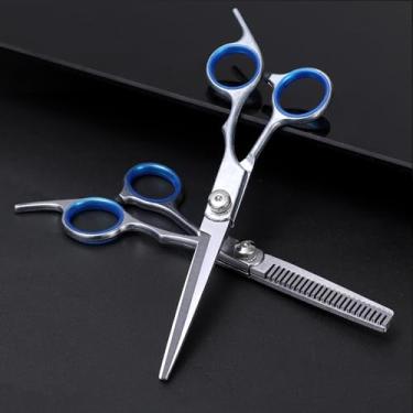 Imagem de Aparador de cabelo profissional, tesoura de corte de cabelo, acessórios de tesoura de barbeiro, ferramenta de corte de cabelo ideal para cabeleireiros (estilo1 e estilo2)