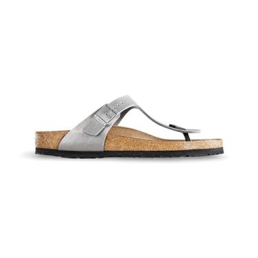 Imagem de Birkenstock Costas abertas femininas, Prata Syn, 18