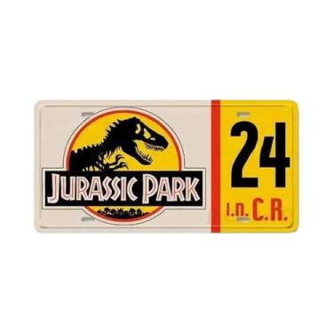 Imagem de Placa De Metal Vintage Jurassic Park Para Decoração De Clubes, Bares, 