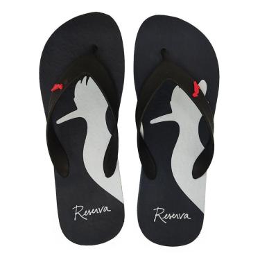 Imagem de Chinelo Reserva Go Masculino Preto Marinho Sandália Trancoso Rsv Pica Pau-Masculino