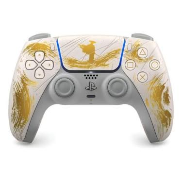 Imagem de Controle PS 5 Edição Especial Ghost Of Yotei Ouro Original Lacrado Env