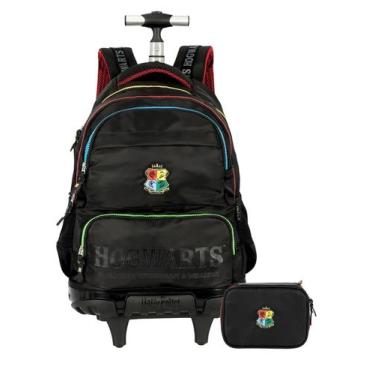 Imagem de Kit Harry Potter Mochila 2EM1 Rodas + Estojo Box Original