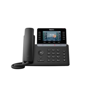 Imagem de Yealink SIP-T74W – 1301010 – Telefone IP Wi-Fi – 16 contas SIP – Tela LCD colorida de 4,3 polegadas – Gigabit Ethernet de porta dupla, PoE, adaptador de energia não incluído