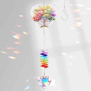 Imagem de Presentes de casamento de cristal para casais, presentes de aniversário para recém-casados, lembrança especial, arco-íris, enfeite pendurado