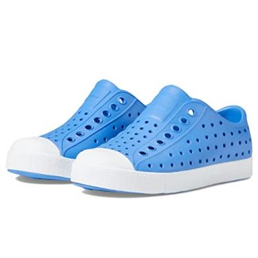 Imagem de Native Shoes Tênis infantil sem cadarço Jefferson, azul de descanso, branco, 4 crianças grandes