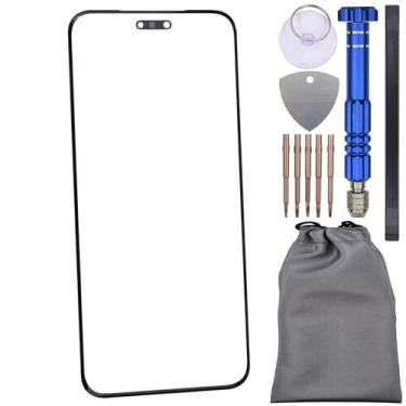 Imagem de Substituição de tela de vidro com adesivo OCA para Honor Magic7 Pro preto vem com ferramenta de desmontagem