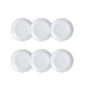 Imagem de Jogo De Prato Sobremesa 19cm Branco - Arcoroc Feston (6 Peças)