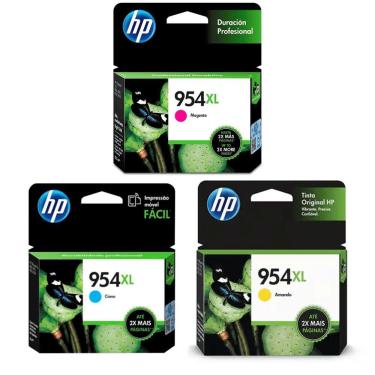 Imagem de Cartucho De Tinta Hp 954xl Kit Cores L0s71ab Original L0s65ab