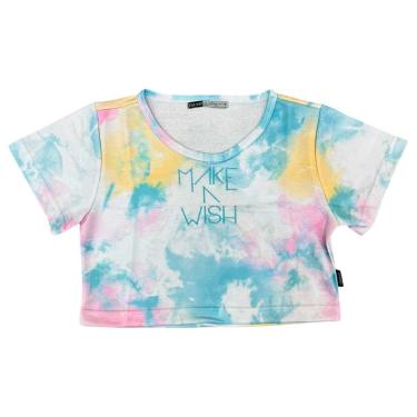 Imagem de Cropped Couts Clothing Make a Wish Feminino - Tie Dye-Feminino