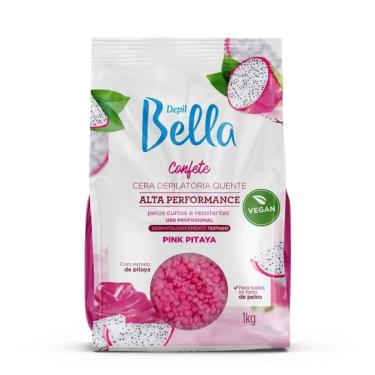Imagem de Cera Depilatória Confete Pink Depil Bella 1Kg