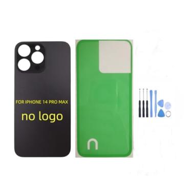 Imagem de STYCES Substituição de vidro da tampa traseira traseira para iPhone 14pro de 6,1 polegadas e para iPhone 14promax 6,7 polegadas (sem logotipo), com kit de ferramentas de reparo, adesivo pré-instalado