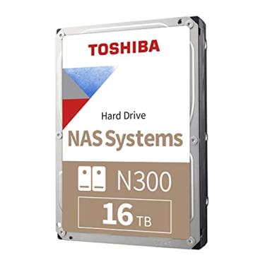 Imagem de Toshiba Disco rígido interno N300 16TB NAS 3,5 polegadas - CMR SATA 6 GB/s 7200 RPM 512 MB Cache - HDWG51GXZSTA
