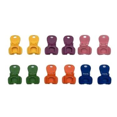 Imagem de Lelifomovc 12 peças de abridores manuais de lata de refrigerante, abridor de abas, tampas de lata de refrigerante, ferramenta de abridor de lata de refrigerante, capa completa, abridor de lata fácil