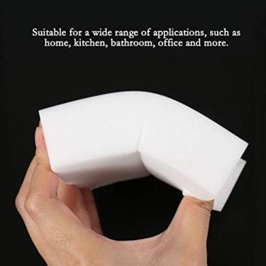 Imagem de aqxreight 50 Peças Esponjas de Limpeza Multifuncionais Esponjas de Lavagem para Pratos de Cozinha Doméstica Ferramenta de Limpeza de Banheiro Corte Qualquer Lata para Material de de de Poeira (Branco)