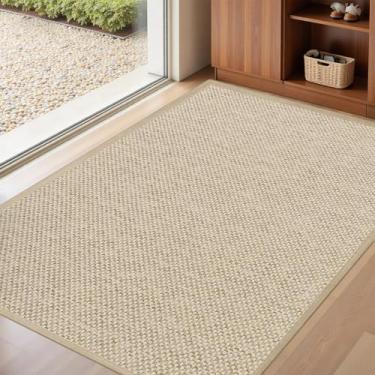 Imagem de LEKEEPGO Tapete de porta 81 x 119 cm, tapete de porta antiderrapante, entrada interna, suporte de borracha, capacho interno, lavável, absorvente, baixo perfil, entrada resistente à sujeira, tapetes de