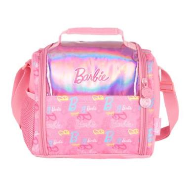 Imagem de Lancheira Termica Escolar Menina Merendeira Bolsa Barbie - Luxcel, Ros