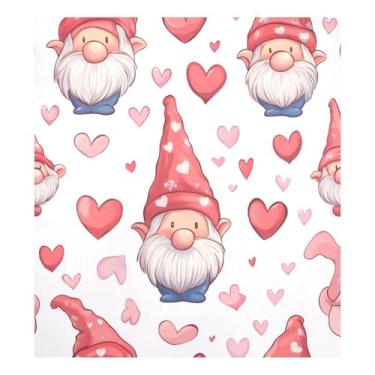 Imagem de Blueangle Gnome Capa magnética para lava-louças Dia dos Namorados, decoração da capa frontal da máquina de lavar louça, adesivos de eletrodomésticos, adesivos de eletrodomésticos, 58 cm C x 66 cm