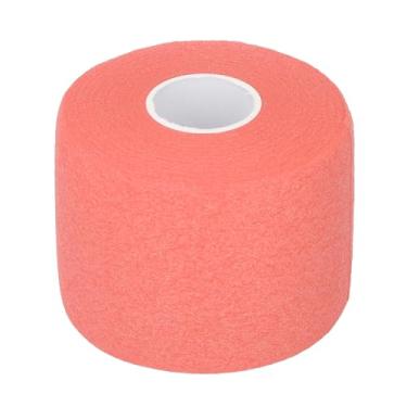 Imagem de Asixxsix Envoltório de Almofada de Aderência de Badminton, 60 Mm de Largura e 20 M de Comprimento PE Filme de Apoio de Fita de Aderência de Raquete de Tênis Com Absorção de Choque Superior (Laranja)