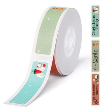 Imagem de NIIMBOT Etiquetas de Natal Meowy para máquina de etiquetas D110/D11/D101, 14 x 50 mm