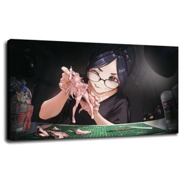 Imagem de Kson Canvas Prints Tongue Glasses Poster Wall Art For Home 1 peça Decorações com moldura 106.6 cm x 61.0 cm