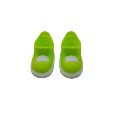 Imagem de Gaming Controller Holder, Creative Video Game Controller Storage Rack for Gamepads, Shoe-Shaped Gamepad Holder, Playful Organizer, Fun Decor, Controller Stand Green