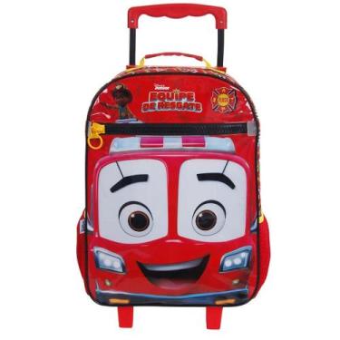 Imagem de Mala Escolar G C/ Rodinhas + Squeeze 340ml Infantil Menino Flash Equip