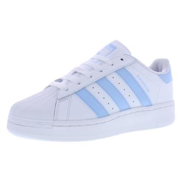 Imagem de adidas Superstar XLG Tênis feminino, Branco/céu claro/branco, 36