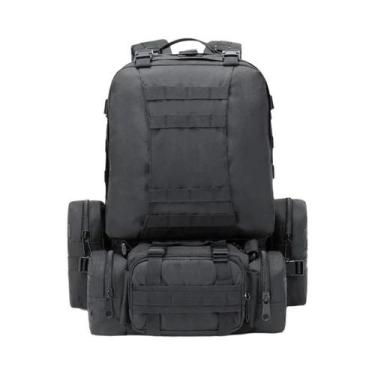 Imagem de Mochila Tática Militar Masculina De Grande Capacidade 55L Para Caminha