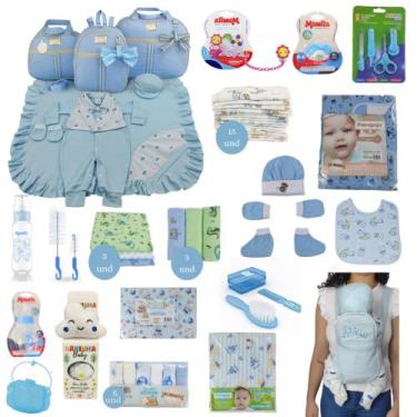 Imagem de Kit Bolsa de Maternidade 3 Peças + Saída maternidade + Enxoval Master 