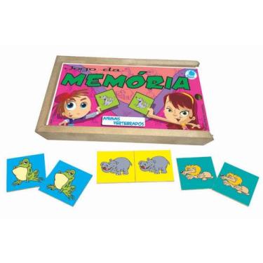 Imagem de Jogo da Memória Infantil Animais Vertebrados - Simque