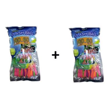 Imagem de Kit 2 Pacotes De Bexigas Balão P/ Encher De Água Splash Ball - Company