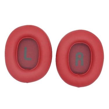 Imagem de Sanpyl Almofadas de Substituição para Fones de Ouvido 700BT 710BT 720BT 750BTNC 760NC 770NC, Capa de Almofadas de Couro Proteico, Uso Confortável (Vermelha)