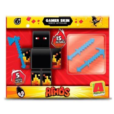 Imagem de Boneco Athos 15 Cm Com 3 Acessórios Algazarra 3.03.1378 - Algazarra Br