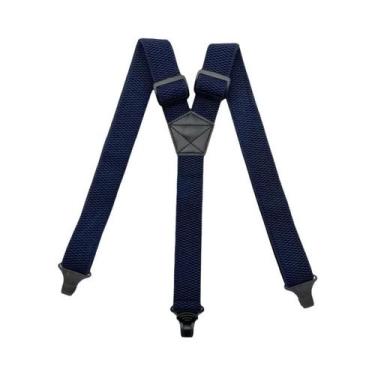 Imagem de Suspensórios Masculinos Largos Ajustáveis De Alta Resistência Com Clip