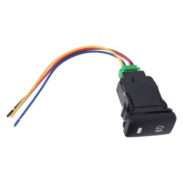 Imagem de EVGATSAUTO Interruptor de Botão de Pressão 12V Com Indicador LED para Luzes de Nevoeiro DRL Barra de Luz LED Se Encaixa No Interruptor de Botão de Montagem Em Painel de 4 Pólos