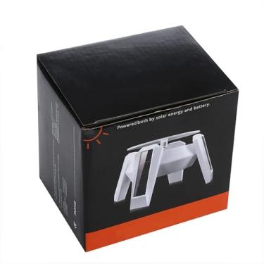 Imagem de ZJchao Expositor Giratório Mesa Giratória Automática Movida a Energia Solar de 360 ​​graus para Exibição de Joias, Figuras de Ação, Fotos Em Salas de Estar, Lojas de Escritórios, (Branca)