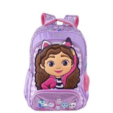 Imagem de Mochila de Costas Sestini Gabby Y Cattitude Lilás-Feminino