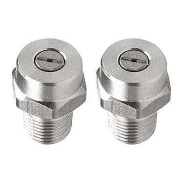 Imagem de LOVIVER 2 x NPT 1/8 polegada Bocal Lavadora de Pressão Bocal Tipo Parafuso Spray 25 Graus