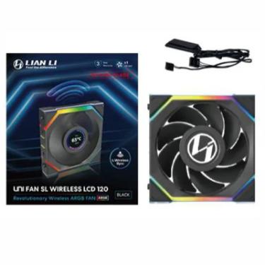 Imagem de Fan 120mm Lian Li Uni Fan Sl Wireless Lcd Reverse Blade, ARGB, Black - 12rsllcd1w1b