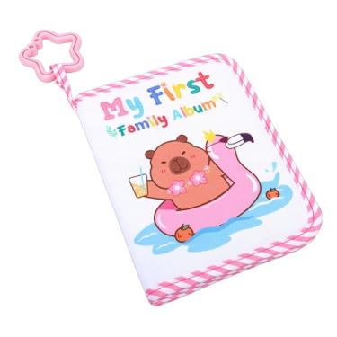 Imagem de GOWENIC Álbum de Fotos de Família Macio, Contém 17 Fotos de 4x6 Polegadas, Memórias Apreciadas, Bonito e Confortável, Com Espelho de Segurança