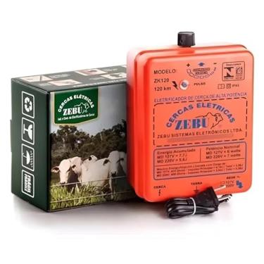 Imagem de Eletrificador Cerca Rural Zk120 7,7 Joules 120km Zebu 127/220v