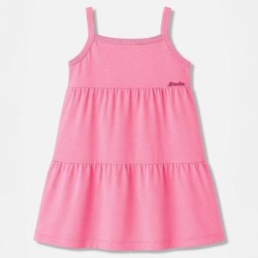 Imagem de Vestido Infantil Menina Alcinha Rosa De Marias Bimbi-Feminino