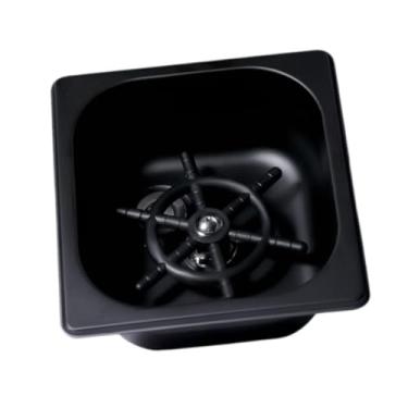 Imagem de YWJLQH Limpador de Copos para Café, Leite E Chá, Evita Respingos, Limpador Automático de Copos de aço Inoxidável, para Estabelecimentos de Alimentação, Preto, Tamanho real