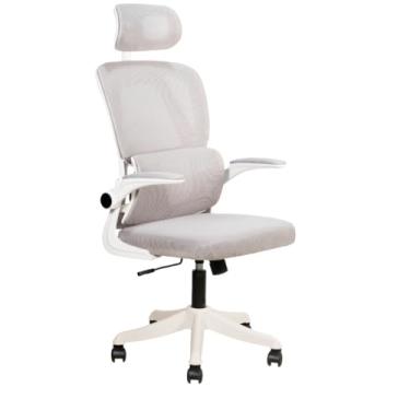 Imagem de Cadeira De Escritório Ergonômica Giratória 150kg 3d Plus (Branca)