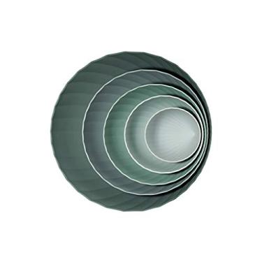 Imagem de Cesta de frutas para cozinha tigela de frutas criativa de cinco peças multifuncional tigela de frutas domésticas nozes prato de doces tigela de frutas/tigelas de frutas (cor: Bianco) (Rosso V) (Bianco