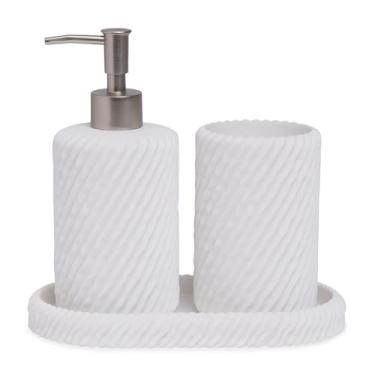 Imagem de KIT EM POLIRESINA PARA BANHEIRO 3 PCS - Mart