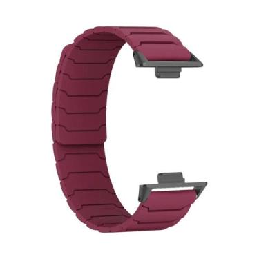Imagem de Pulseira Magnética De Silicone Para Xiaomi MiBand 8 pro 9 pro Redmi Wa